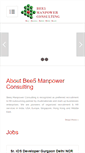 Mobile Screenshot of bee5manpowerconsulting.com